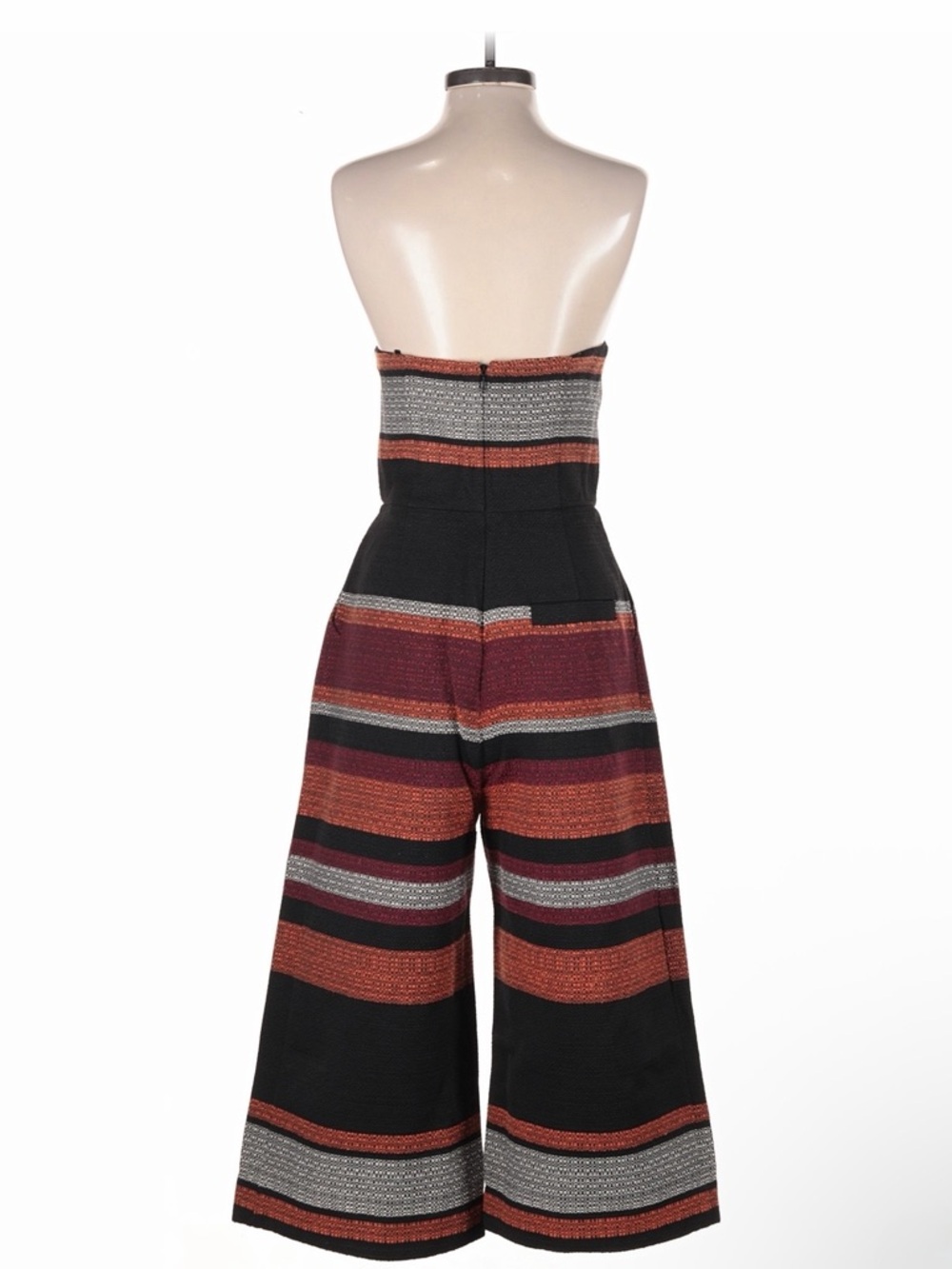 ANTHROPOLOGIE Corey Lynn Calter NWT Nina Cropped Jumpsuit Tapestry Stripe Size 2 - Picture 5 of 5